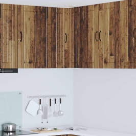 Virtuves Sienas Skapītis Ar Plauktu Vecs Koks 57 X 57 X 80 Cm Vidaxl