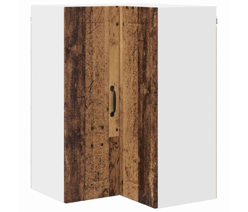 Virtuves Sienas Skapītis Ar Plauktu Vecs Koks 57 X 57 X 80 Cm Vidaxl