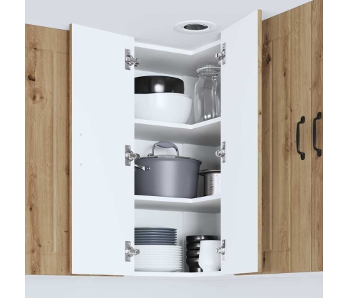 Virtuves Sienas Skapītis Artisānā Ozols 57 X 57 X 80 Cm Vidaxl