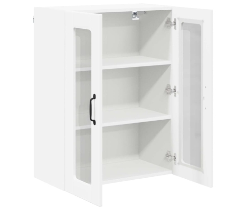 Virtuves Sienas Skapītis Ar Plauktu Balts 60 X 31 X 80 Cm Vidaxl