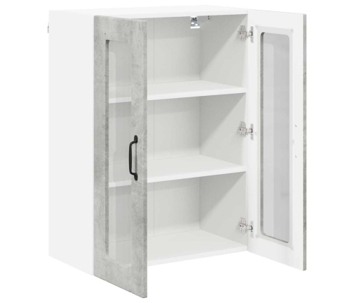 Virtuves Sienas Skapītis Betona Pelēks 60 X 31 X 80 Cm Vidaxl