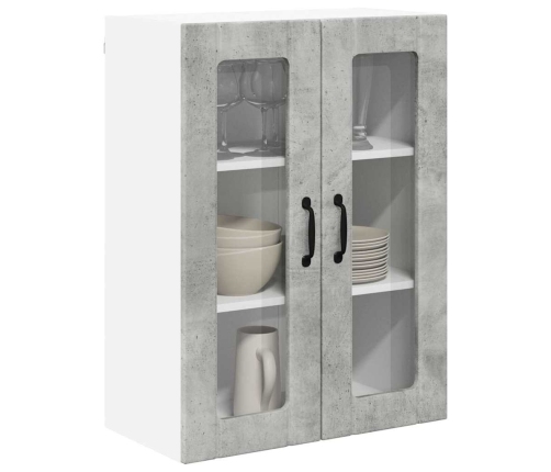 Virtuves Sienas Skapītis Betona Pelēks 60 X 31 X 80 Cm Vidaxl