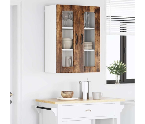 Virtuves Sienas Skapītis Dūmaka Ozols 60 X 31 X 80 Cm Vidaxl