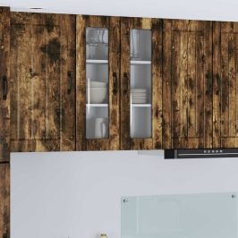 Virtuves Sienas Skapītis Dūmaka Ozols 60 X 31 X 80 Cm Vidaxl