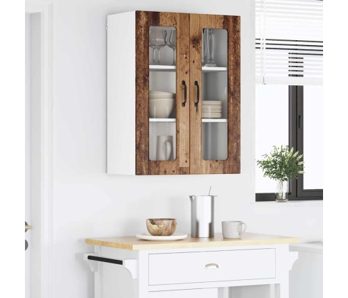 Virtuves Sienas Skapītis Ar Plauktu Vecs Koks 60 X 31 X 80 Cm Vidaxl