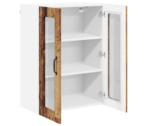 Virtuves Sienas Skapītis Ar Plauktu Vecs Koks 60 X 31 X 80 Cm Vidaxl