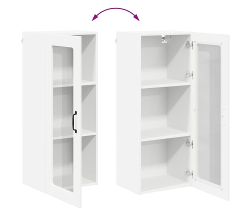 Virtuves Sienas Skapītis Ar Plauktu Balts 40 X 31 X 100 Cm Vidaxl