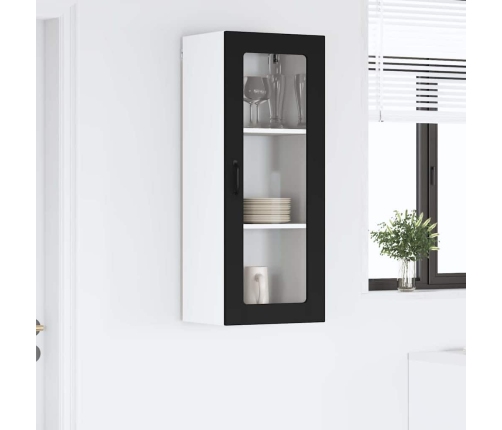 Virtuves Sienas Skapītis Ar Plauktu Melna 40 X 31 X 100 Cm Vidaxl