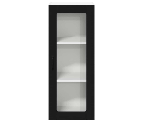 Virtuves Sienas Skapītis Ar Plauktu Melna 40 X 31 X 100 Cm Vidaxl