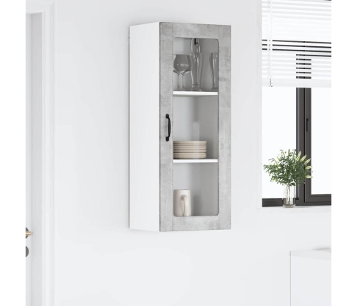 Virtuves Sienas Skapītis Betona Pelēks 40 X 31 X 100 Cm Vidaxl