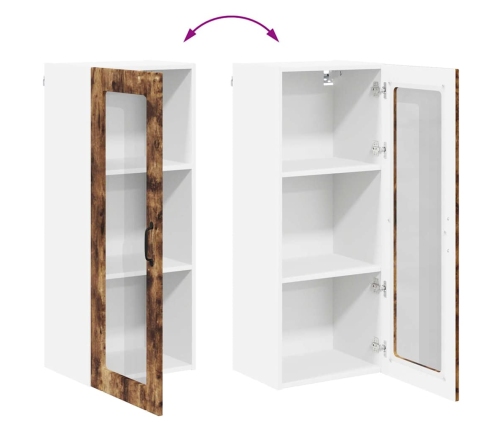 Virtuves Sienas Skapītis Dūmaka Ozols 40 X 31 X 100 Cm Vidaxl