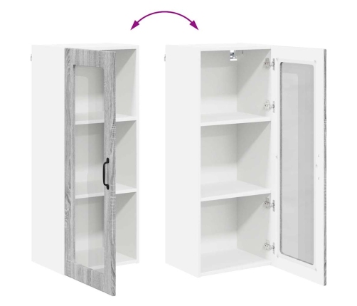 Virtuves Sienas Skapītis Pelēks Sonoma 40 X 31 X 100 Cm Vidaxl