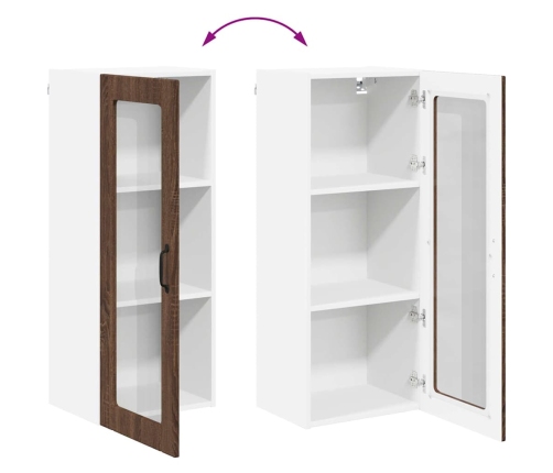 Virtuves Sienas Skapītis Brūns Ozols 40 X 31 X 100 Cm Vidaxl