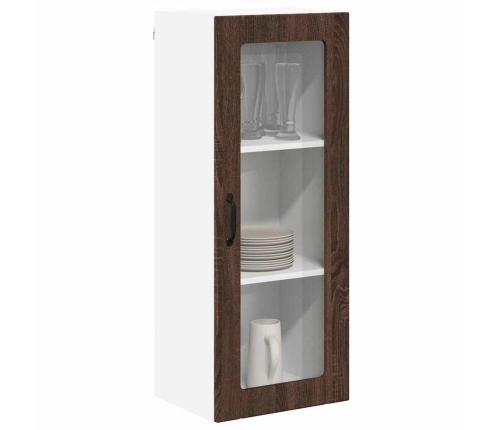 Virtuves Sienas Skapītis Brūns Ozols 40 X 31 X 100 Cm Vidaxl