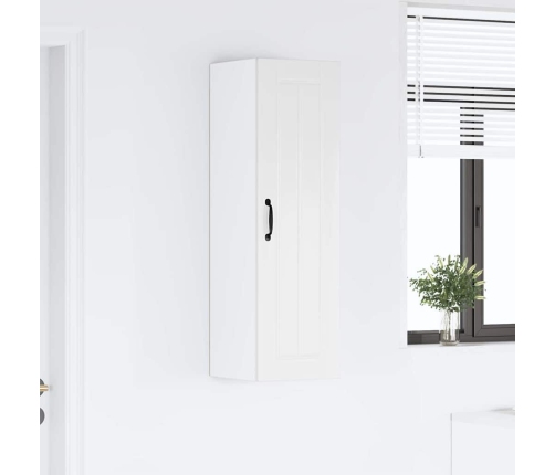 Virtuves Sienas Skapītis Ar Plauktu Balts 30 X 31 X 100 Cm Vidaxl
