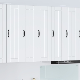 Virtuves Sienas Skapītis Ar Plauktu Balts 30 X 31 X 100 Cm Vidaxl