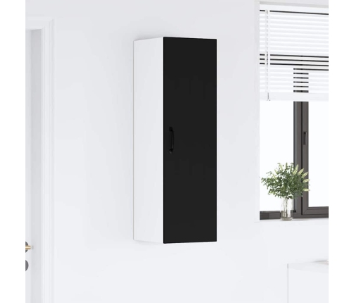 Virtuves Sienas Skapītis Ar Plauktu Melna 30 X 31 X 100 Cm Vidaxl