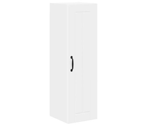 Virtuves Sienas Skapītis Ar Plauktu Augsta Spīduma Baltā Krāsa Vidaxl