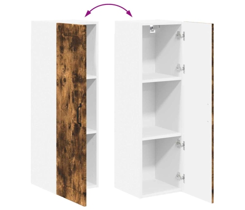 Virtuves Sienas Skapītis Dūmaka Ozols 30 X 31 X 100 Cm Vidaxl