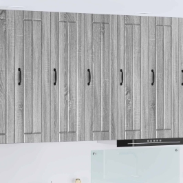 Virtuves Sienas Skapītis Pelēks Sonoma 30 X 31 X 100 Cm Vidaxl