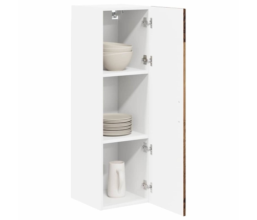 Virtuves Sienas Skapītis Ar Plauktu Vecs Koks 30 X 31 X 100 Cm Vidaxl