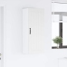 Virtuves Sienas Skapītis Ar Plauktu Balts 40 X 31 X 100 Cm Vidaxl