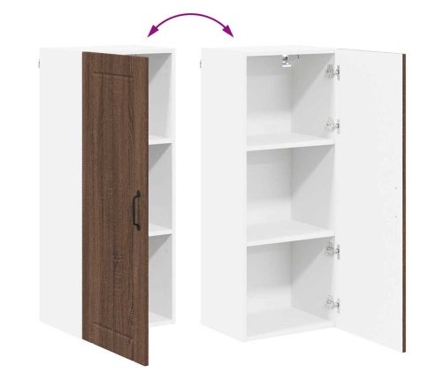 Virtuves Sienas Skapītis Brūns Ozols 40 X 31 X 100 Cm Vidaxl