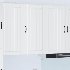 Virtuves Sienas Skapītis Ar Plauktu Balts 50 X 31 X 100 Cm Vidaxl