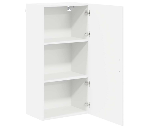 Virtuves Sienas Skapītis Ar Plauktu Balts 50 X 31 X 100 Cm Vidaxl