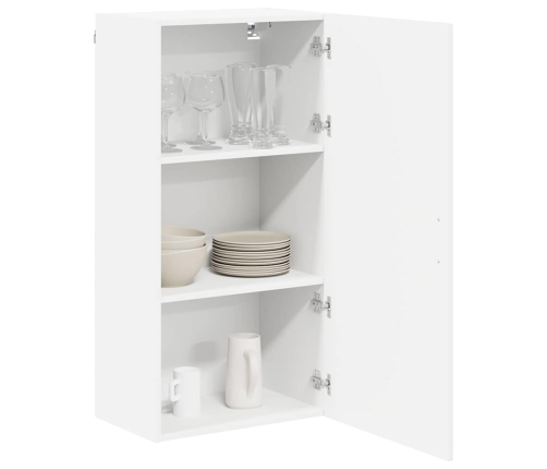 Virtuves Sienas Skapītis Ar Plauktu Balts 50 X 31 X 100 Cm Vidaxl