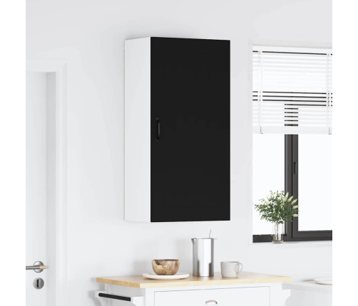 Virtuves Sienas Skapītis Ar Plauktu Melna 50 X 31 X 100 Cm Vidaxl