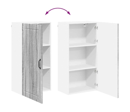 Virtuves Sienas Skapītis Pelēks Sonoma 50 X 31 X 100 Cm Vidaxl