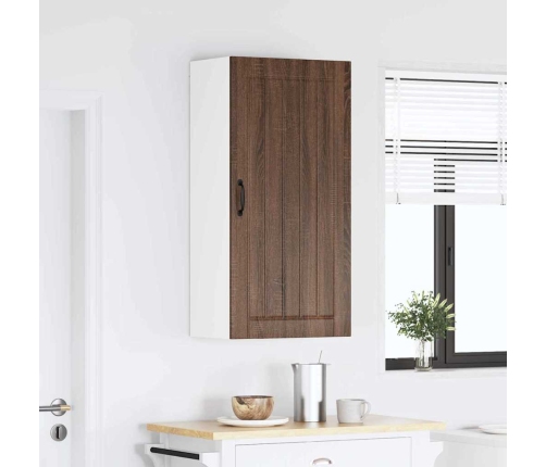 Virtuves Sienas Skapītis Brūns Ozols 50 X 31 X 100 Cm Vidaxl