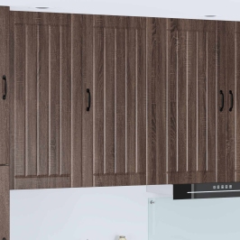 Virtuves Sienas Skapītis Brūns Ozols 50 X 31 X 100 Cm Vidaxl