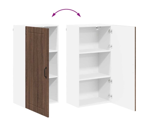 Virtuves Sienas Skapītis Brūns Ozols 50 X 31 X 100 Cm Vidaxl