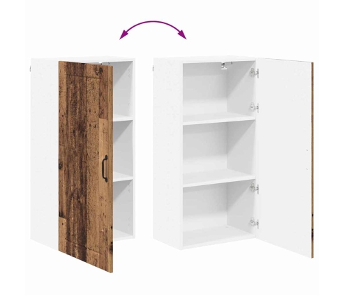 Virtuves Sienas Skapītis Ar Plauktu Vecs Koks 50 X 31 X 100 Cm Vidaxl