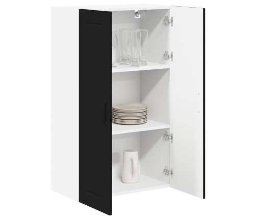 Virtuves Sienas Skapītis Ar Plauktu Melna 60 X 31 X 100 Cm Vidaxl