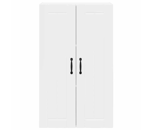 Virtuves Sienas Skapītis Ar Plauktu Augsta Spīduma Baltā Krāsa Vidaxl