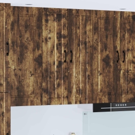 Virtuves Sienas Skapītis Dūmaka Ozols 60 X 31 X 100 Cm Vidaxl