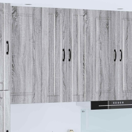 Virtuves Sienas Skapītis Pelēks Sonoma 60 X 31 X 100 Cm Vidaxl