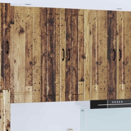 Virtuves Sienas Skapītis Ar Plauktu Vecs Koks 60 X 31 X 100 Cm Vidaxl