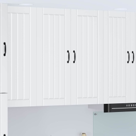 Virtuves Sienas Skapītis Ar Plauktu Balts 80 X 31 X 100 Cm Vidaxl