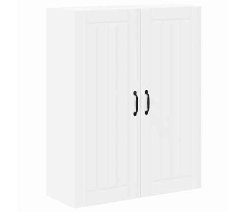 Virtuves Sienas Skapītis Ar Plauktu Balts 80 X 31 X 100 Cm Vidaxl