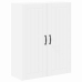 Virtuves Sienas Skapītis Ar Plauktu Balts 80 X 31 X 100 Cm Vidaxl