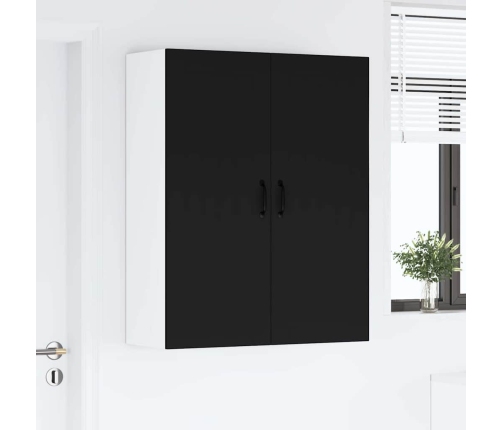 Virtuves Sienas Skapītis Ar Plauktu Melna 80 X 31 X 100 Cm Vidaxl