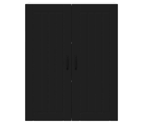 Virtuves Sienas Skapītis Ar Plauktu Melna 80 X 31 X 100 Cm Vidaxl