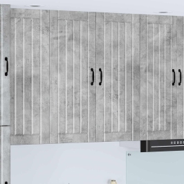 Virtuves Sienas Skapītis Betona Pelēks 80 X 31 X 100 Cm Vidaxl