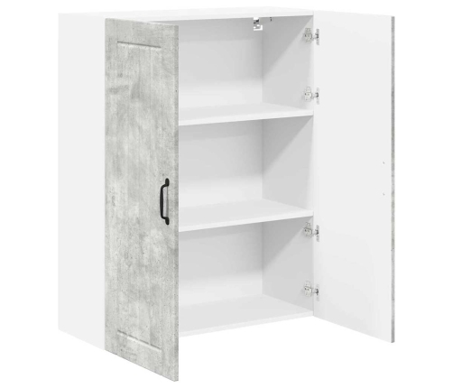 Virtuves Sienas Skapītis Betona Pelēks 80 X 31 X 100 Cm Vidaxl