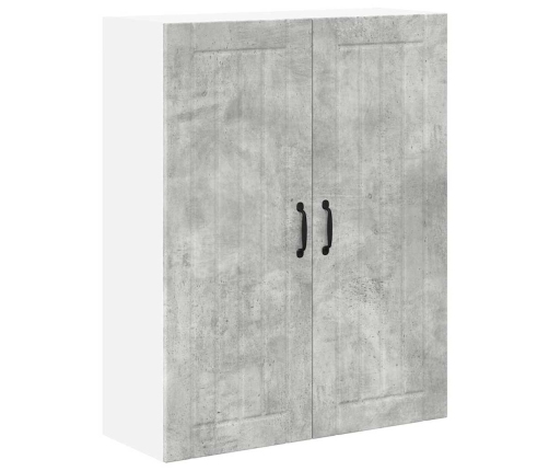 Virtuves Sienas Skapītis Betona Pelēks 80 X 31 X 100 Cm Vidaxl