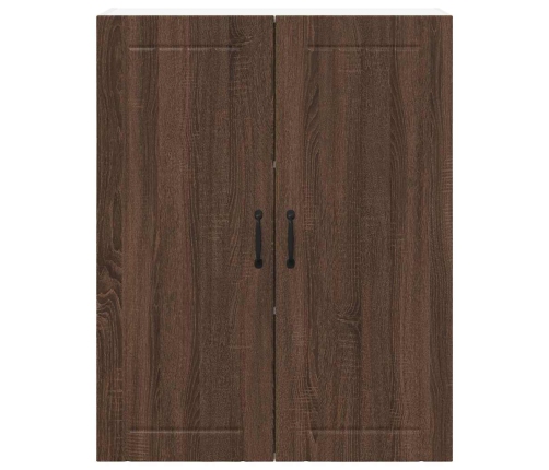 Virtuves Sienas Skapītis Ar Durvīm Brūns Ozols 80 X 31 X 100 Cm Vidaxl